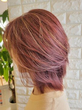 松本平太郎美容室 国立店 ミディアムレイヤー×イノアカラー×ハイライト