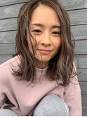 細目ハイライト×３Dラフカールセミディ