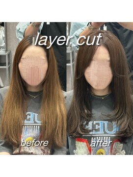 ソヨン 本厚木店(SOYON) ニュアンスレイヤー/髪質改善/本厚木/前髪カット/20代/30代/40代