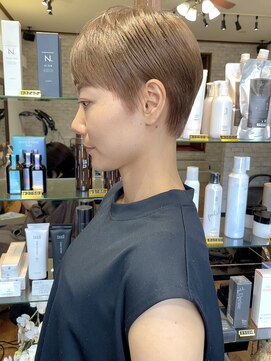 ヘアークルーズピース (hair cruise Piece) 大人のベリーショート/ミルクティーベージュ