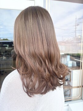 ヘアドレス ルチュラ(Hair dress LucuLa) 【ルチュラ折戸】ハイトーンベージュ×ミディアム