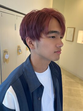 サラ ビューティー サイト 古賀店(SARA Beauty Sight) メンズ/ダブルカラー/ピンク/秋/冬/ブリーチ/10代20代