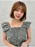 レイヤー/ネビージュ/韓国ヘア/イメチェン/縮毛矯正/中野/