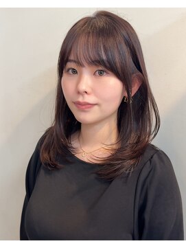 ビューネオ(VIEW NEO) ワンカールで可愛いレイヤースタイル/ミディアム/谷町四丁目