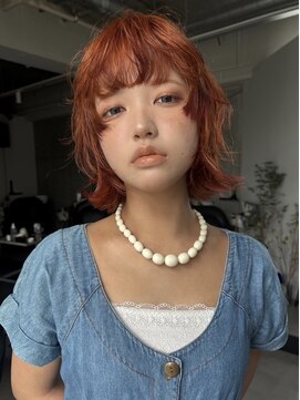 シティ(sity.) 天神　レイヤーカット　顔まわりレイヤー　艶カラ