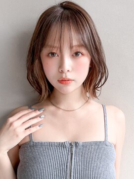リヤン 表参道(lyann) ダークパープル夏ワンカール結べるボブ20代30代40代◎艶感