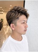 アップバング/ツーブロック