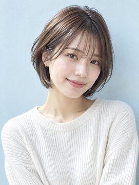 FRAMES 南浦和店【11月6日OPEN(予定)】 ショートボブ髪型30代40代50代前髪あり前髪なし面長丸顔南浦和