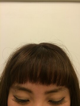 カタチヘアー(HAIR) まえがみ短い。。。かわいい。。。ミディアムのカタチ