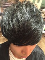 パティオンツー(PATIONN2)&nbsp;暗髪男髪アイスミントアッシュ☆マッシュショート