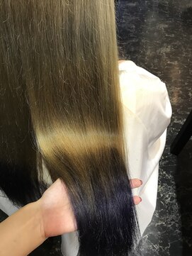 ヘアースタジオ ドールズコレクション(HairStudio DollsCollection) アッシュベージュ×パープル