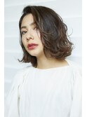 表参道駅/青山　大人かわいいボブ×ハイライト　辻幸奈