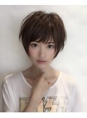美髪 マニッシュショート フレンチボブ かきあげもOK