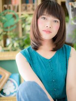 カバーヘア ブリス 上尾西口店(COVER HAIR bliss) ■前下がり小顔ワンカールセミディ13-22★上尾20代30代40代