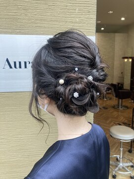 オラ ボーテ(Aura Beaute) 『AuraBeaute 京都』結婚式 お呼ばれヘア 編み込み