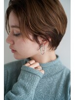 ヘアーラウンジ エゴ(Hair Lounge EGO) コンパクトにおさまるマッシュショート　ショコラベージュ