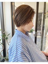 ギフト(GIFT)&nbsp;【GIFT】ショート　ベージュ　丸みショート