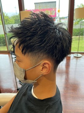 ビアンコ(BlANCO) ツーブロック束感ショート（四ツ橋）