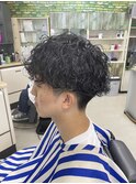 波巻きスパイラルパーマ