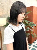 ノエ(noe) 切りっぱなしボブ×地毛風カラー