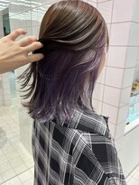 ロンドルーチェ 心斎橋(Lond luce)&nbsp;ダークアッシュ/ミディアムレイヤーカット［髪質改善/縮毛矯正］