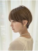 【小顔ヘア】丸みマッシュショート