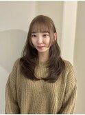 韓国風/レイヤー/くびれ/顔まわり/小顔/前髪