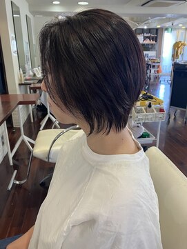 ヘアースペースブルーム プリュス 石橋店(HAIR SPACE BLOOM plus) 【石橋/ショート】髪質改善　酸性ストレート、ヘアカラー