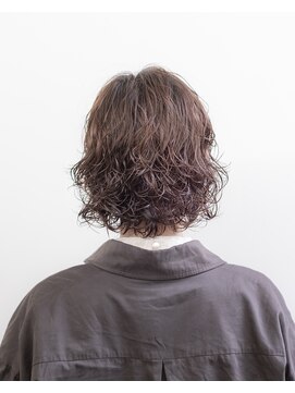 ルプラ ガーデン(le-pla garden) パーマボブ#ケアパーマ#ボブ#切りっぱなし#簡単スタイリング