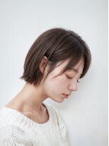 ミュウ(MYU) ★外ハネボブショコラアッシュ前髪小顔カットモテ髪