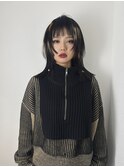 デザインカラー×ウルフカット