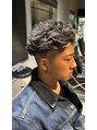 メンズヘアー スパイス 鍋島(Men's Hair SPICE) メッシュパーマ(極道パーマ風)