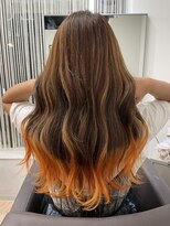 ジエクト ヴィシア(The Ect VIXIA) オレンジカラー/オレンジベージュ/オレンジブラウン/裾カラー