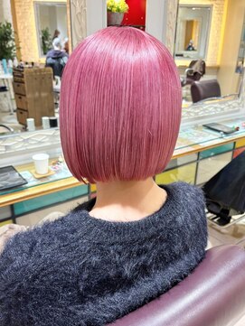 ネオリーブ チッタ 阿佐ヶ谷店(Neolive citta) 透明感ラベンダーピンク×ラメラメトリートメント