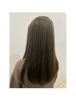 ナオシ 田原台店(nao c)&nbsp;オリーブベージュ×透明感艶カラー