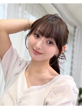 レイリー 原宿 表参道(Rayreee) 小顔ぱっつん前髪/顔周り縮毛矯正