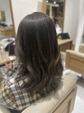 ヘアリゾート粋 リマ 銀座店(lima) グラデアッシュカラー/透明感カラー/カール