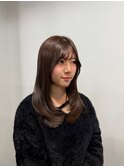 ★韓国ヘア/ローレイヤーカット前髪顔周りミニウルフ30代40代