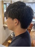 メンズパーマ×無造作感