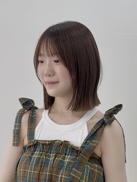 ミル(milu) 【ami】ボブ/切りっぱなしボブ/ベージュカラー/四条/河原町