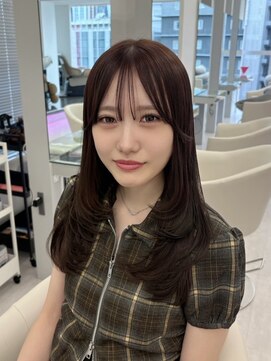 ルージュシー 堀江(RU10C) Rie/ブリーチなしダブルカラー/ブラウン