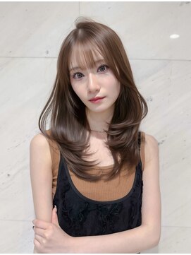 サイン 表参道(SIGN) 20代30代お洒落♪レイヤーカット韓国ヘアーグレージュカラー