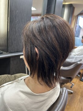 リンクス 日進店(Links) ウルフカットX白髪ぼかしハイライト