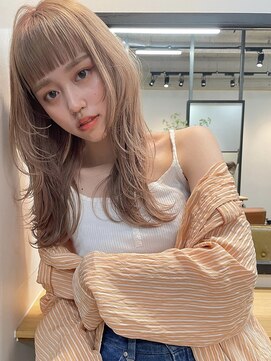 ジーナ 西新(Zina) ハイレイヤー×ブリーチカラー