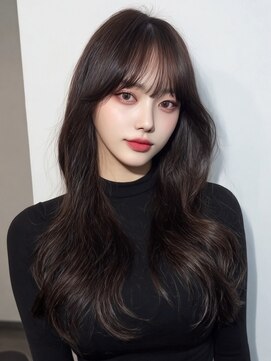 黒髪/オリーブグレー/小顔/ココアベージュ/稲毛駅