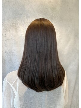 ヘアアンドメイク スタジオ ミムロ(HAIR&MAKE STUDIO MIMURO) 酸性ストレートパーマ+悟式髪質改善