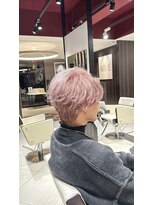 アース エレガンス 吉祥寺店(EARTH Elegance) ピンクを効かせたメンズショート