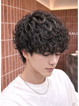 サロウィン 倉敷店(SALOWIN) ナチュラル波巻きパーマ2/メンズ/メンズカット/ニュアンスパーマ