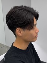 エルマーク 京都駅前(L-MARK)&nbsp;ニュアンスパーマ/センターパート/マッシュ/カルマパーマ/メンズ