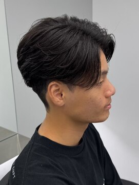 エルマーク 京都駅前(L-MARK) ニュアンスパーマ/センターパート/マッシュ/カルマパーマ/メンズ